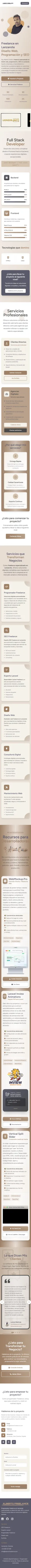 Captura de imagen de proyecto Web Mockup Pro en version movil